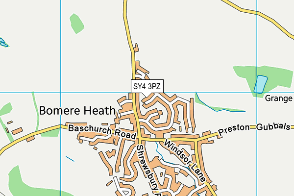 SY4 3PZ map - OS VectorMap District (Ordnance Survey) SY4 3PZ map - OS VectorMap District (Ordnance Survey)