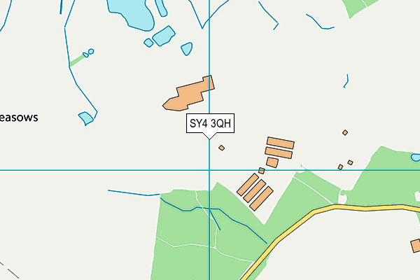 SY4 3QH map - OS VectorMap District (Ordnance Survey) SY4 3QH map - OS VectorMap District (Ordnance Survey)