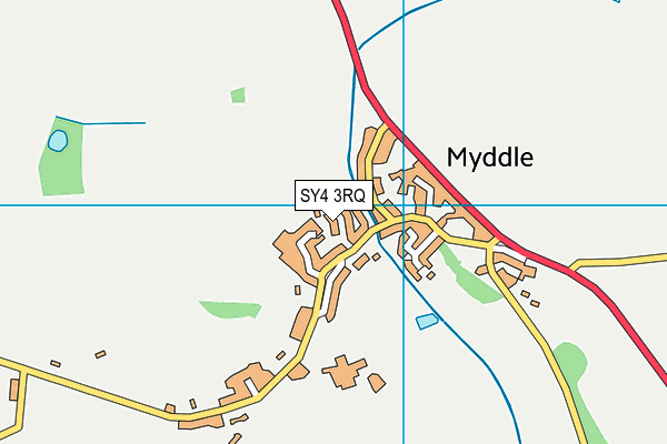 SY4 3RQ map - OS VectorMap District (Ordnance Survey) SY4 3RQ map - OS VectorMap District (Ordnance Survey)