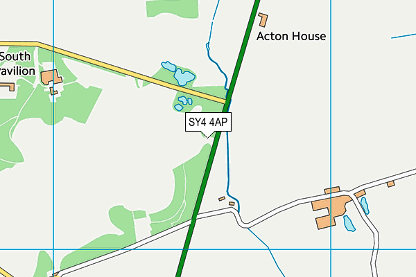 SY4 4AP map - OS VectorMap District (Ordnance Survey) SY4 4AP map - OS VectorMap District (Ordnance Survey)