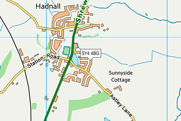 SY4 4BG map - OS VectorMap District (Ordnance Survey) SY4 4BG map - OS VectorMap District (Ordnance Survey)