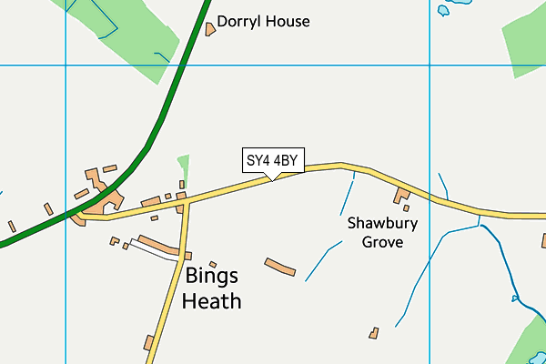 SY4 4BY map - OS VectorMap District (Ordnance Survey) SY4 4BY map - OS VectorMap District (Ordnance Survey)