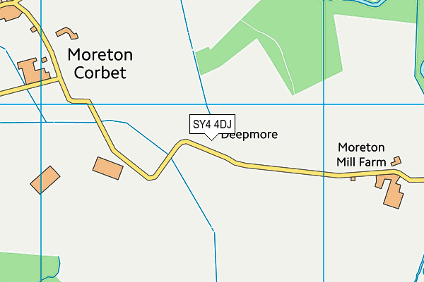 SY4 4DJ map - OS VectorMap District (Ordnance Survey) SY4 4DJ map - OS VectorMap District (Ordnance Survey)