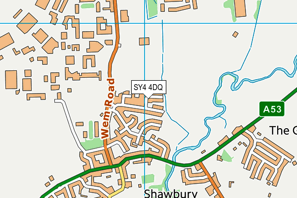 SY4 4DQ map - OS VectorMap District (Ordnance Survey) SY4 4DQ map - OS VectorMap District (Ordnance Survey)