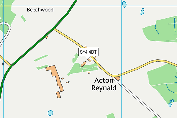 SY4 4DT map - OS VectorMap District (Ordnance Survey) SY4 4DT map - OS VectorMap District (Ordnance Survey)