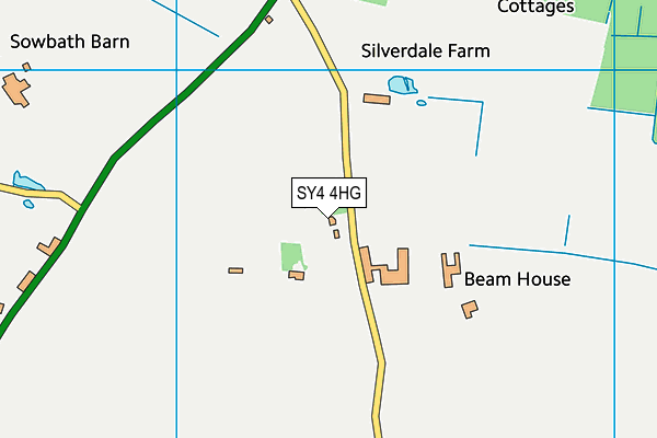 SY4 4HG map - OS VectorMap District (Ordnance Survey) SY4 4HG map - OS VectorMap District (Ordnance Survey)