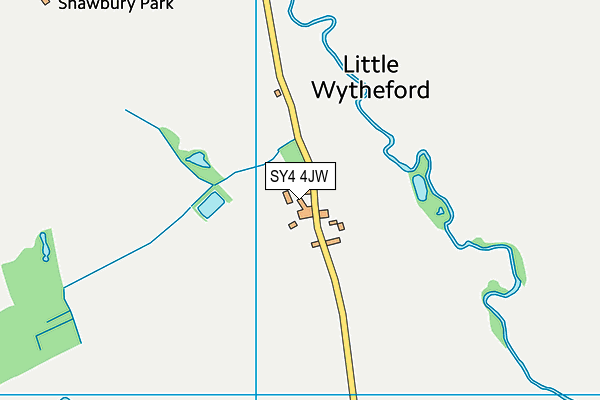 SY4 4JW map - OS VectorMap District (Ordnance Survey) SY4 4JW map - OS VectorMap District (Ordnance Survey)