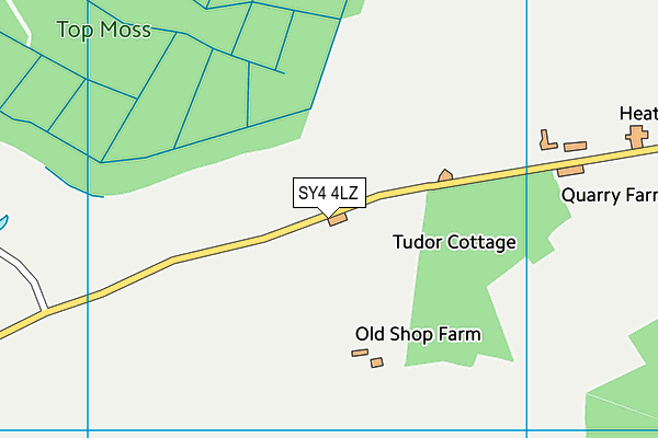 SY4 4LZ map - OS VectorMap District (Ordnance Survey) SY4 4LZ map - OS VectorMap District (Ordnance Survey)
