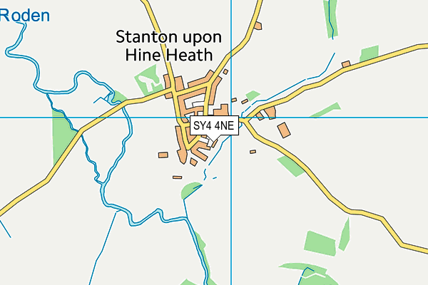 SY4 4NE map - OS VectorMap District (Ordnance Survey) SY4 4NE map - OS VectorMap District (Ordnance Survey)