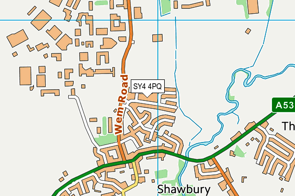 SY4 4PQ map - OS VectorMap District (Ordnance Survey) SY4 4PQ map - OS VectorMap District (Ordnance Survey)