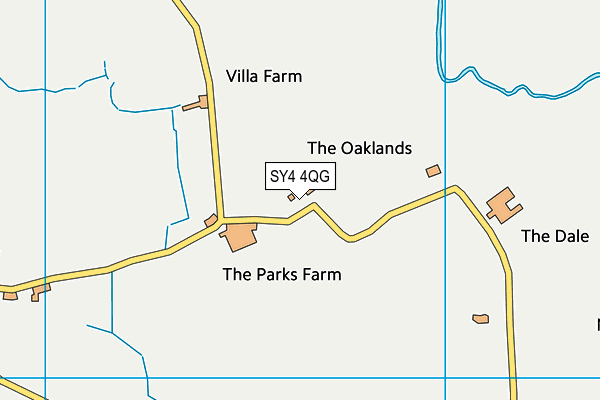 SY4 4QG map - OS VectorMap District (Ordnance Survey)