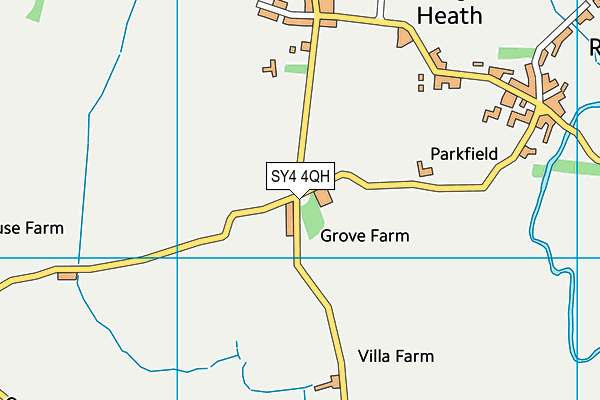 SY4 4QH map - OS VectorMap District (Ordnance Survey) SY4 4QH map - OS VectorMap District (Ordnance Survey)