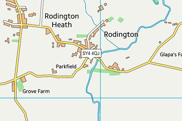SY4 4QJ map - OS VectorMap District (Ordnance Survey) SY4 4QJ map - OS VectorMap District (Ordnance Survey)