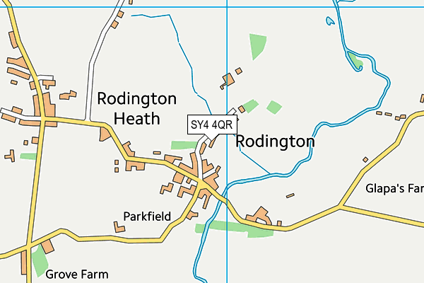 SY4 4QR map - OS VectorMap District (Ordnance Survey) SY4 4QR map - OS VectorMap District (Ordnance Survey)