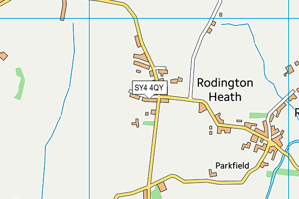 SY4 4QY map - OS VectorMap District (Ordnance Survey) SY4 4QY map - OS VectorMap District (Ordnance Survey)