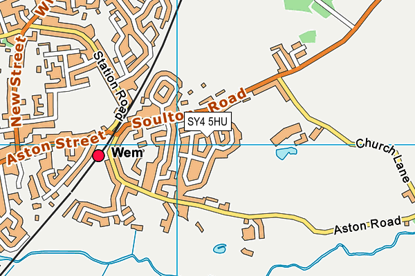 SY4 5HU map - OS VectorMap District (Ordnance Survey) SY4 5HU map - OS VectorMap District (Ordnance Survey)