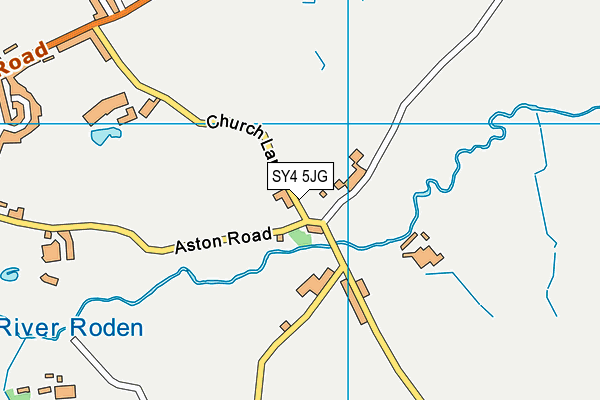 SY4 5JG map - OS VectorMap District (Ordnance Survey) SY4 5JG map - OS VectorMap District (Ordnance Survey)