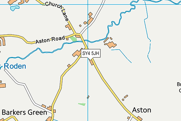 SY4 5JH map - OS VectorMap District (Ordnance Survey) SY4 5JH map - OS VectorMap District (Ordnance Survey)