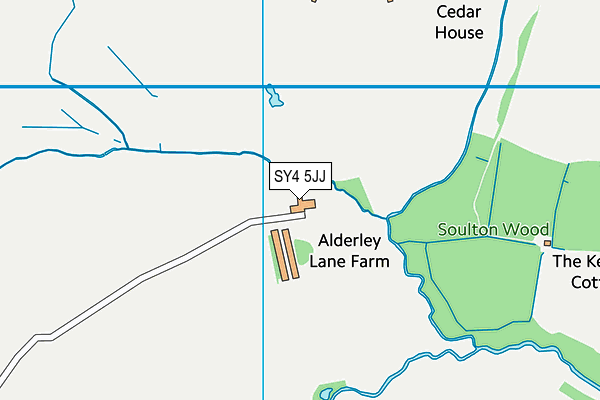 SY4 5JJ map - OS VectorMap District (Ordnance Survey)