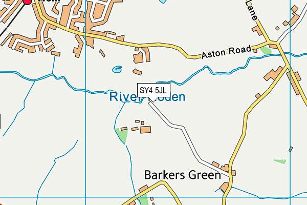 SY4 5JL map - OS VectorMap District (Ordnance Survey) SY4 5JL map - OS VectorMap District (Ordnance Survey)