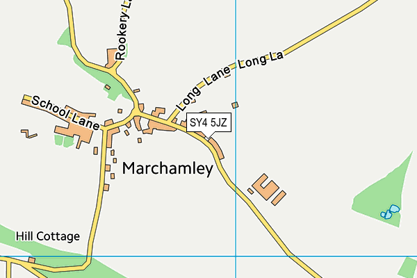 SY4 5JZ map - OS VectorMap District (Ordnance Survey) SY4 5JZ map - OS VectorMap District (Ordnance Survey)