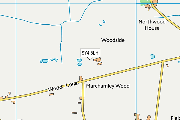 SY4 5LH map - OS VectorMap District (Ordnance Survey) SY4 5LH map - OS VectorMap District (Ordnance Survey)
