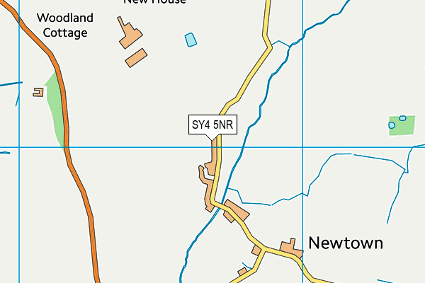 SY4 5NR map - OS VectorMap District (Ordnance Survey) SY4 5NR map - OS VectorMap District (Ordnance Survey)