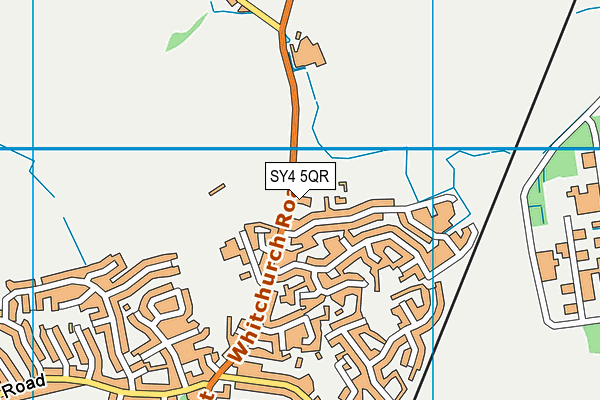 SY4 5QR map - OS VectorMap District (Ordnance Survey) SY4 5QR map - OS VectorMap District (Ordnance Survey)