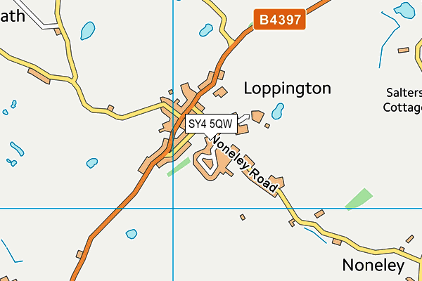 SY4 5QW map - OS VectorMap District (Ordnance Survey) SY4 5QW map - OS VectorMap District (Ordnance Survey)