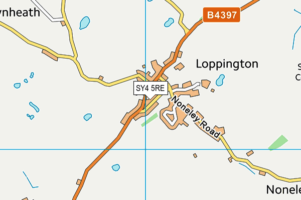 SY4 5RE map - OS VectorMap District (Ordnance Survey) SY4 5RE map - OS VectorMap District (Ordnance Survey)