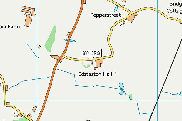 SY4 5RG map - OS VectorMap District (Ordnance Survey) SY4 5RG map - OS VectorMap District (Ordnance Survey)