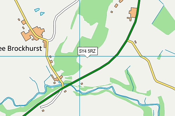 SY4 5RZ map - OS VectorMap District (Ordnance Survey) SY4 5RZ map - OS VectorMap District (Ordnance Survey)