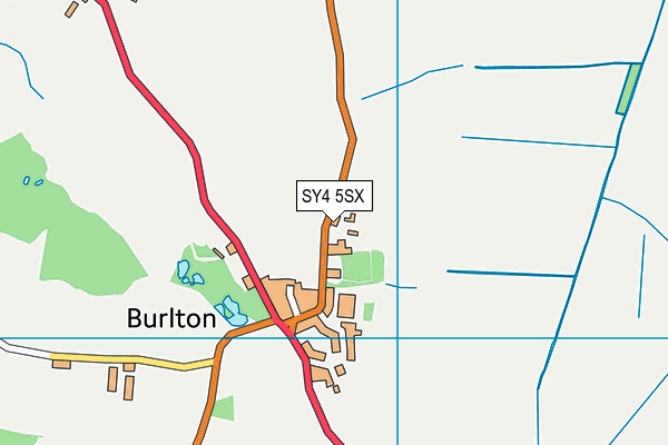 SY4 5SX map - OS VectorMap District (Ordnance Survey) SY4 5SX map - OS VectorMap District (Ordnance Survey)