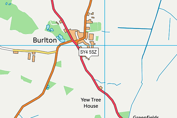 SY4 5SZ map - OS VectorMap District (Ordnance Survey) SY4 5SZ map - OS VectorMap District (Ordnance Survey)