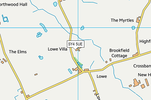 SY4 5UE map - OS VectorMap District (Ordnance Survey) SY4 5UE map - OS VectorMap District (Ordnance Survey)