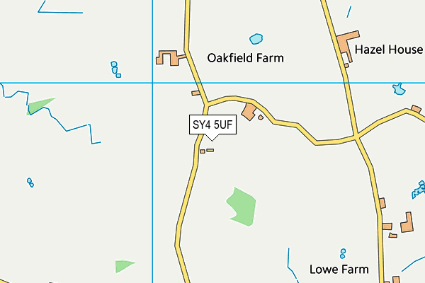 SY4 5UF map - OS VectorMap District (Ordnance Survey) SY4 5UF map - OS VectorMap District (Ordnance Survey)