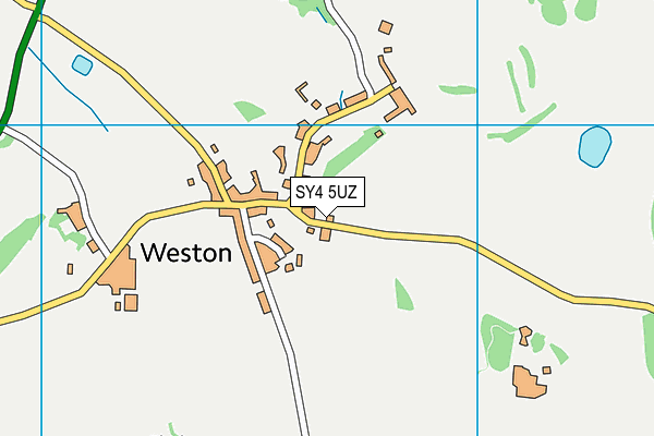 SY4 5UZ map - OS VectorMap District (Ordnance Survey) SY4 5UZ map - OS VectorMap District (Ordnance Survey)