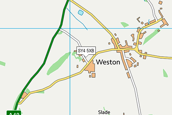 SY4 5XB map - OS VectorMap District (Ordnance Survey) SY4 5XB map - OS VectorMap District (Ordnance Survey)