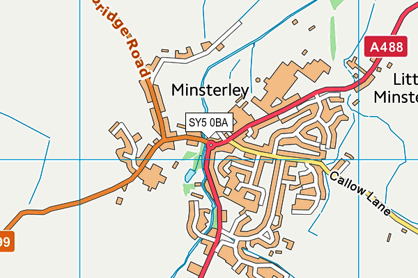 SY5 0BA map - OS VectorMap District (Ordnance Survey) SY5 0BA map - OS VectorMap District (Ordnance Survey)