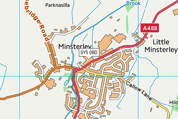 SY5 0BD map - OS VectorMap District (Ordnance Survey) SY5 0BD map - OS VectorMap District (Ordnance Survey)