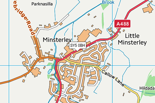 SY5 0BH map - OS VectorMap District (Ordnance Survey) SY5 0BH map - OS VectorMap District (Ordnance Survey)