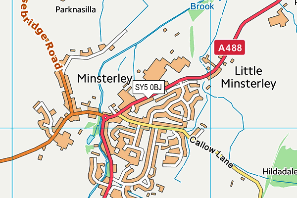 SY5 0BJ map - OS VectorMap District (Ordnance Survey) SY5 0BJ map - OS VectorMap District (Ordnance Survey)