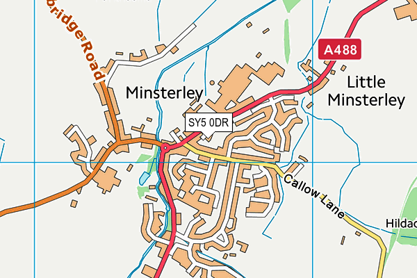 SY5 0DR map - OS VectorMap District (Ordnance Survey) SY5 0DR map - OS VectorMap District (Ordnance Survey)