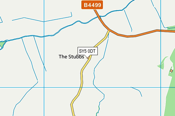 SY5 0DT map - OS VectorMap District (Ordnance Survey) SY5 0DT map - OS VectorMap District (Ordnance Survey)