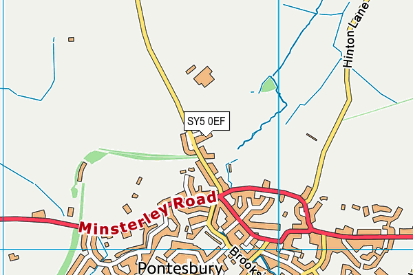 SY5 0EF map - OS VectorMap District (Ordnance Survey) SY5 0EF map - OS VectorMap District (Ordnance Survey)