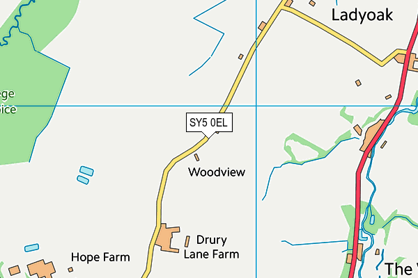 SY5 0EL map - OS VectorMap District (Ordnance Survey) SY5 0EL map - OS VectorMap District (Ordnance Survey)