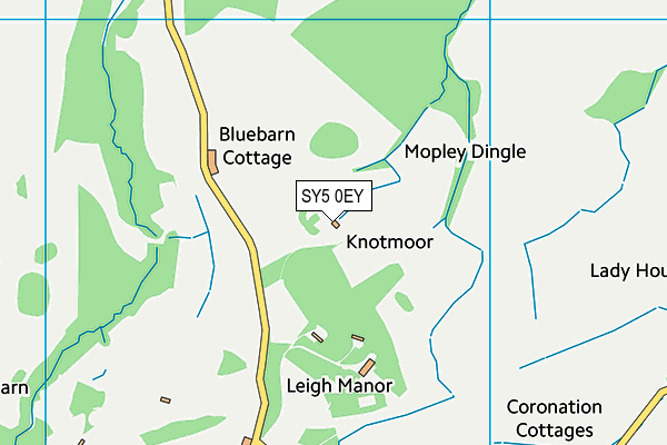 SY5 0EY map - OS VectorMap District (Ordnance Survey) SY5 0EY map - OS VectorMap District (Ordnance Survey)
