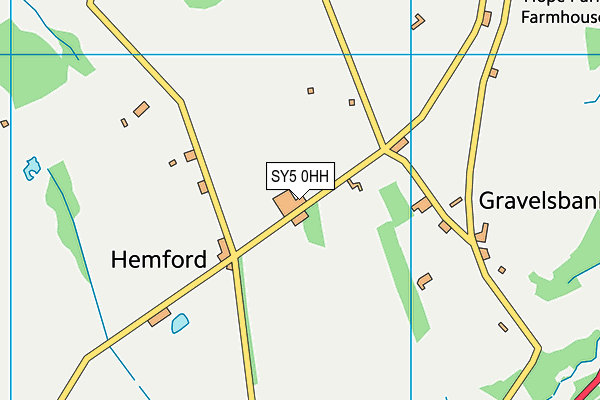 SY5 0HH map - OS VectorMap District (Ordnance Survey) SY5 0HH map - OS VectorMap District (Ordnance Survey)
