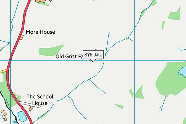 SY5 0JQ map - OS VectorMap District (Ordnance Survey) SY5 0JQ map - OS VectorMap District (Ordnance Survey)