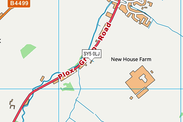 SY5 0LJ map - OS VectorMap District (Ordnance Survey) SY5 0LJ map - OS VectorMap District (Ordnance Survey)